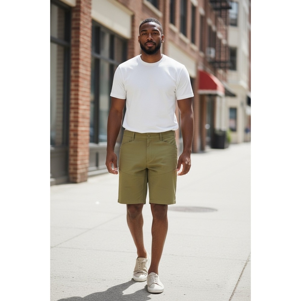 Ten Thousand Tactical Utility Short Green Moss Mens Waist 34 Performance Cargo